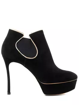 Ботильоны замшевые CASADEI