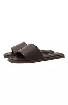Кожаные шлепанцы Brunello Cucinelli