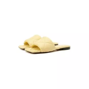 Кожаные шлепанцы BV Rubber Lido Bottega Veneta