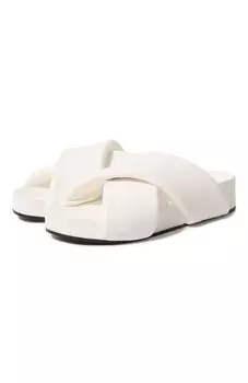 Кожаные шлепанцы Jil Sander