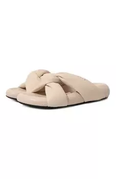 Кожаные шлепанцы Marni