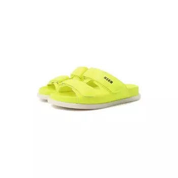 Кожаные шлепанцы MSGM kids