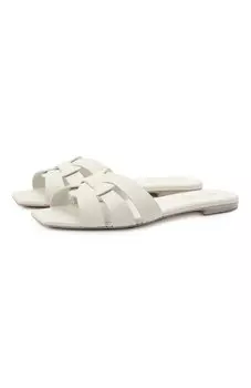 Кожаные шлепанцы Nu Pieds Saint Laurent
