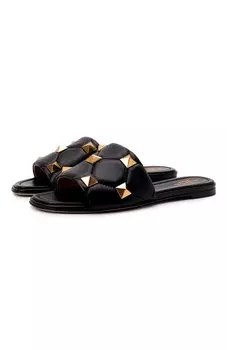 Кожаные шлепанцы Roman Stud Valentino