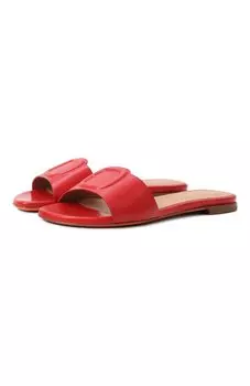 Кожаные шлепанцы Santoni