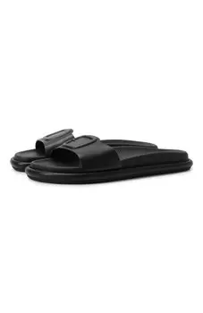 Кожаные шлепанцы Santoni