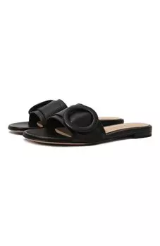 Кожаные шлепанцы Venezia Gianvito Rossi