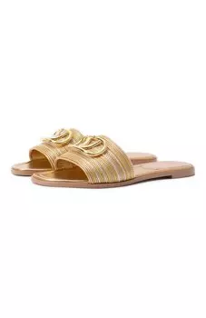 Кожаные шлепанцы VLogo Signature Valentino