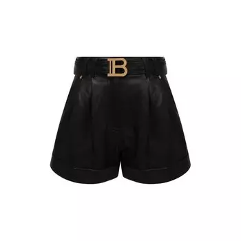 Кожаные шорты Balmain