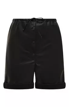 Кожаные шорты Prada