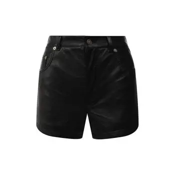 Кожаные шорты Saint Laurent