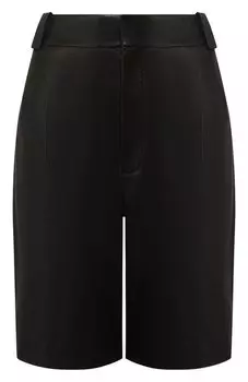 Кожаные шорты Saint Laurent