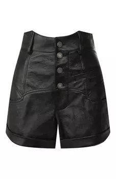 Кожаные шорты Saint Laurent