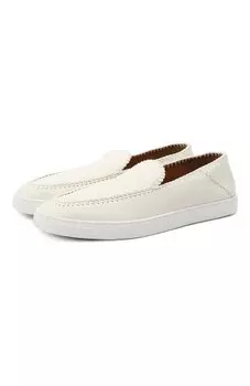 Кожаные слипоны Giorgio Armani