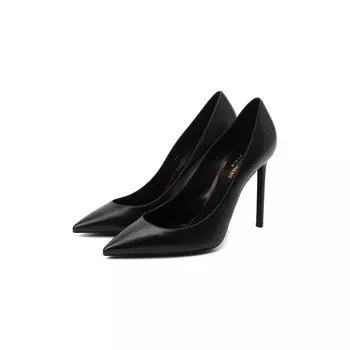 Кожаные туфли Anja Saint Laurent