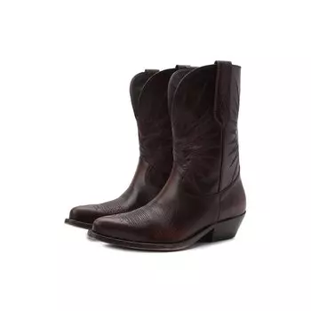 Кожаные сапоги Wish Star Low Golden Goose Deluxe Brand