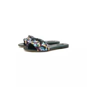 Кожаные шлепанцы Bianca Dolce &amp; Gabbana