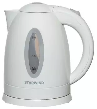 Чайник электрический Starwind SKP2211 1.7л. 2.2 кВт, пластик, белый