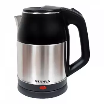 Чайник электрический SUPRA 1005BR-YE 1.8л. 1.5 кВт, нержавеющая сталь/пластик, черный