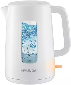 Чайник электрический Hyundai HYK-P3501 2.5л. 2.2 кВт, пластик, белый