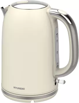 Чайник электрический Hyundai HYK-S9900 1.7л. 2.2 кВт, металл, бежевый (HYK-S9900)