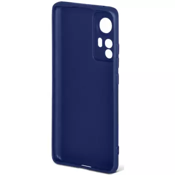 Чехол DF для смартфона Xiaomi 12/12x, силикон, синий (DF xiCase-63 (blue))