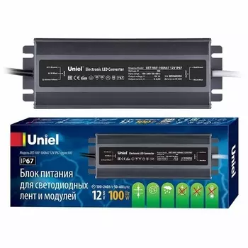 Блок питания UET-VAF-100A67 12V IP67 Uniel UET-VAF
