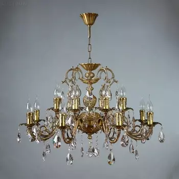 Большая люстра 8888/8+8 AB Tear Ambiente Alicante Drop