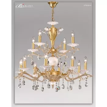 Большая люстра Bejorama Vania 2700/8+4 подсвечник