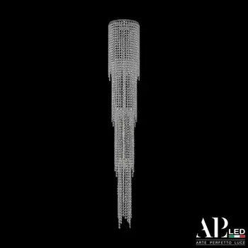 Большая подвесная люстра светодиодная APL LED Rimini S520.0.22-145.B.4000