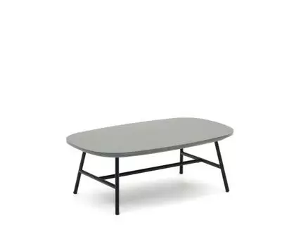 Bramant Журнальный столик из стали с черной отделкой 100 x 60 см