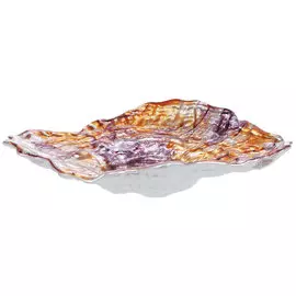 Блюдо ArdaCam Mushroom коричневое 22,5х17 см