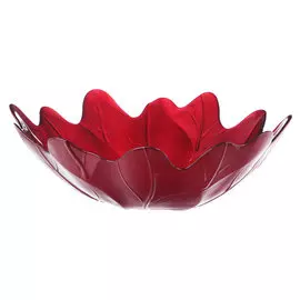 Блюдо ArdaCam Poinsettia 35 см бордо