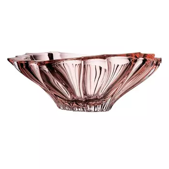 Блюдо Aurum-Crystal s.r.o. Plantica pink 33 см