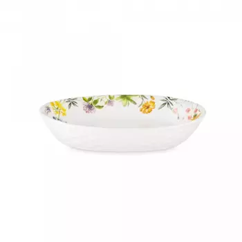 Блюдо Decor de table для фруктов Полевые цветы 19,7х25,6 см