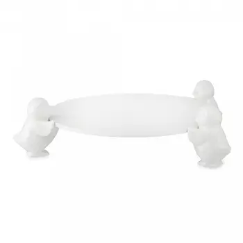 Блюдо Decor de table для торта цыплята, керамика 31 см