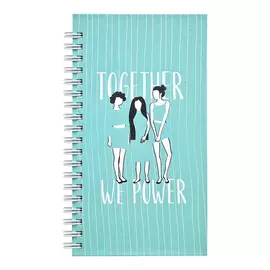 Блокнот Be Smart Girls мятный 9,4x17,4 см 100 л