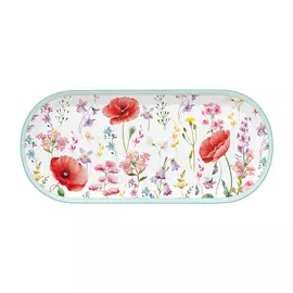 Блюдо Easy Life Красные Маки 25х11,5 см