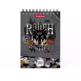 Блокнот ErichKrause Rough Native, А6, 60 листов, клетка