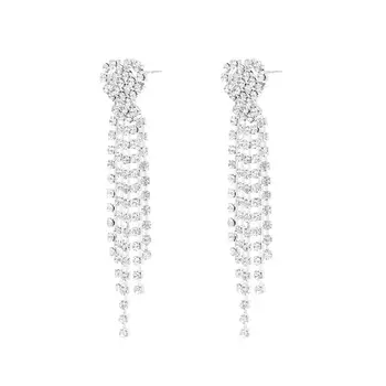 Серьги Floating Heart Earrings – Silver