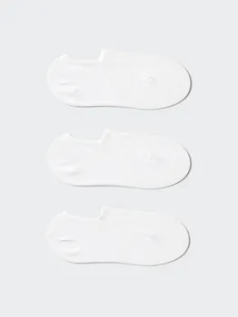 Uniqlo Очень короткие носки 3p сетка 00 WHITE/WOMEN 2325