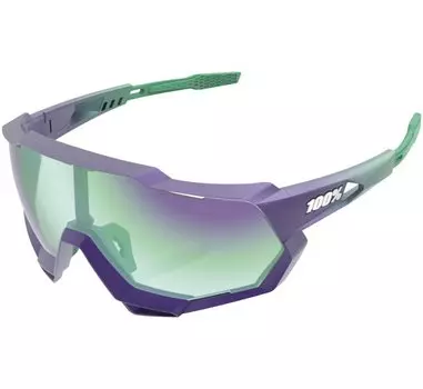 Велоочки 100% Speedtrap, спортивные, Matte Metallic Into The Fade / Blue Topaz Multilayer Mirror Lens, 61023-228-01