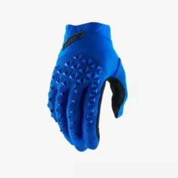 Велоперчатки 100% Airmatic, сине-черный, 2020