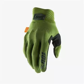 Велоперчатки 100% Cognito D3O Glove, Army Green/Black, 2021