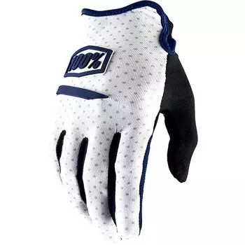 Велоперчатки 100% Ridecamp Glove, белый, 2018