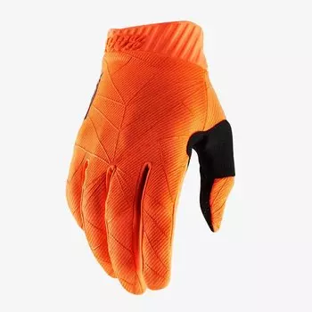 Велоперчатки 100% Ridefit Glove, Fluo Orange/Black, 2020