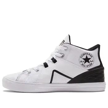 Кроссовки chuck taylor all star flux ultra mid 'white black' Converse, белый
