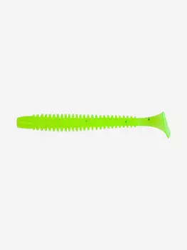 Силиконовая приманка Виброхвост SANSAN VIBRO RAKETA 53 (Col. 08 CHARTREUSE), Зеленый