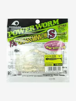 Силиконовые приманки Ecogear Grass Minnow S 1.75 228, Белый
