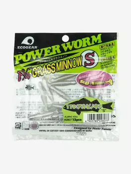 Силиконовые приманки Ecogear Grass Minnow S 1.75 170, Белый
